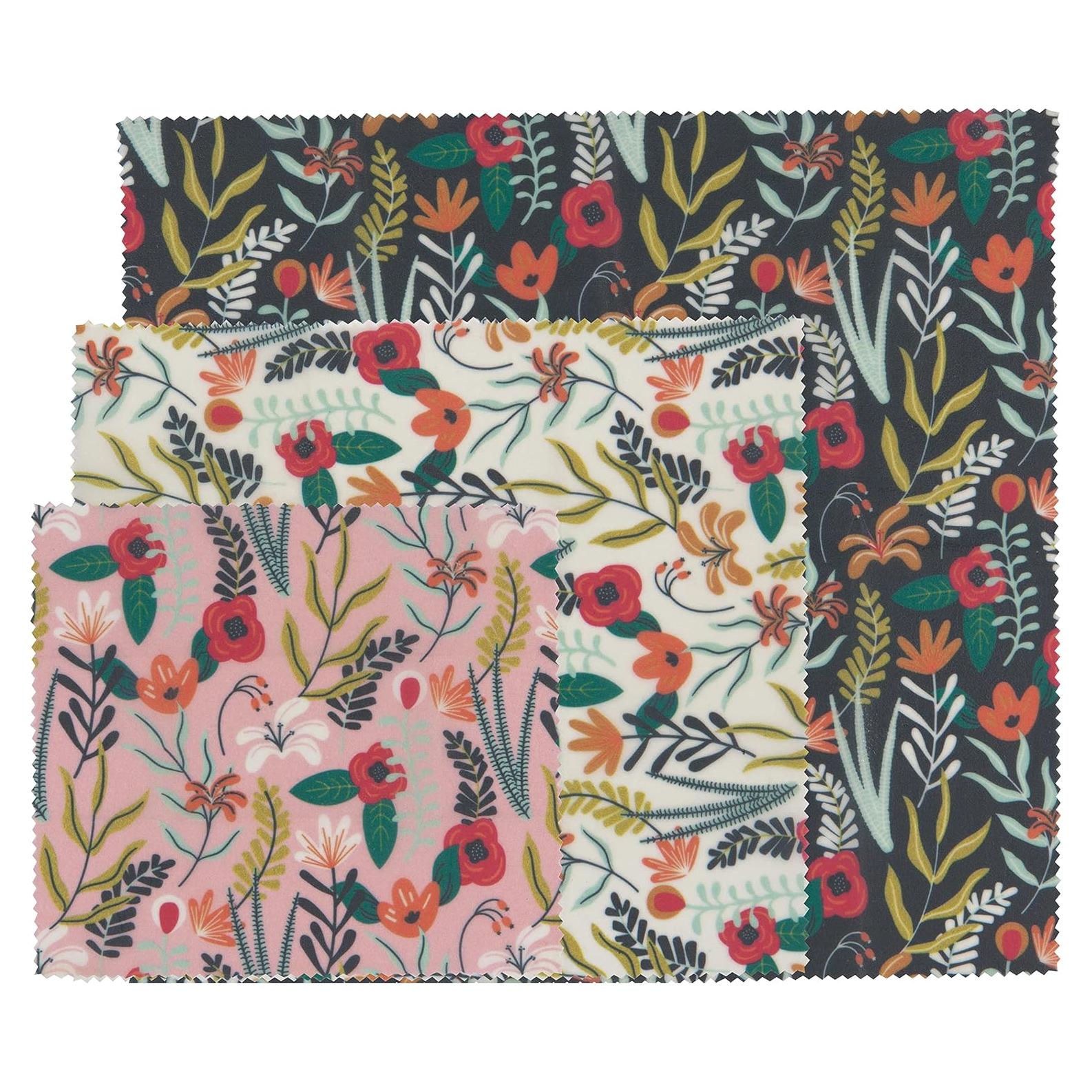 Envolturas Reutilizables de Cera de Abeja Ecologie - Juego 3 Tamaños