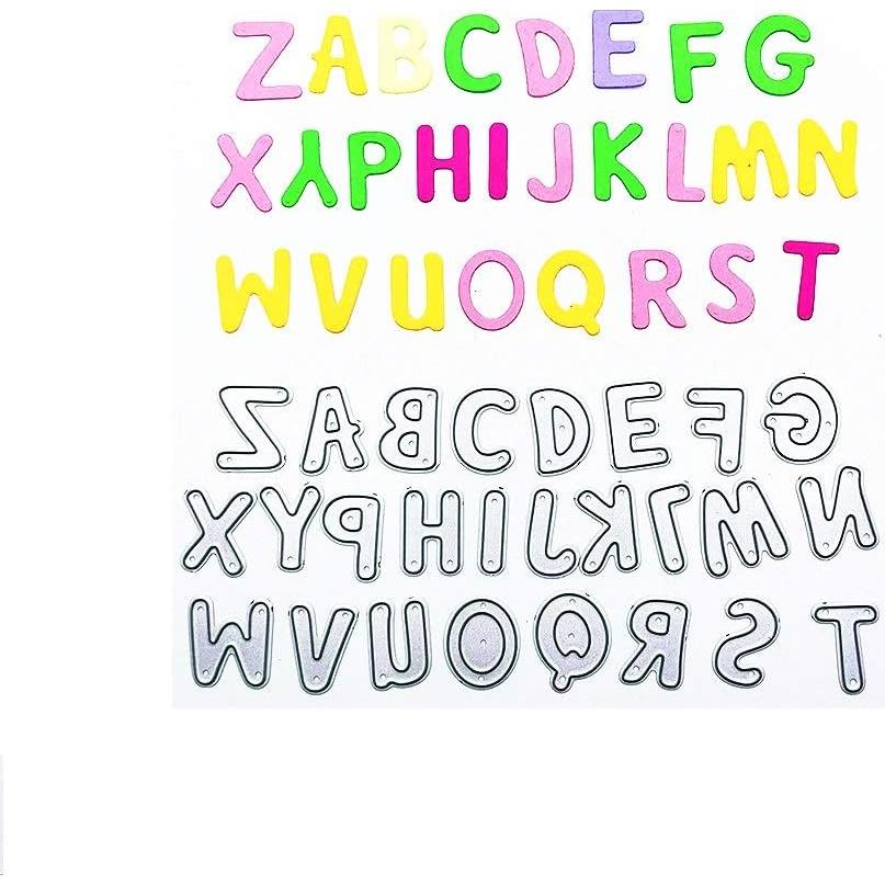 Troqueles de Corte de Letras de Metal Belamour 26 Piezas