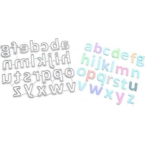 Troqueles de Corte de Letras de Metal Belamour 26 Piezas