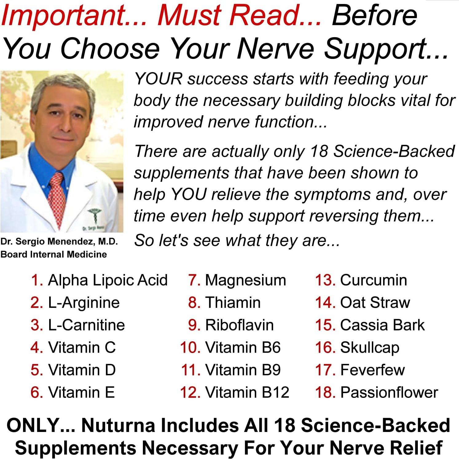 Suplemento Nuturna 600 mg Ácido Alfa Lipoico - 120 Cápsulas