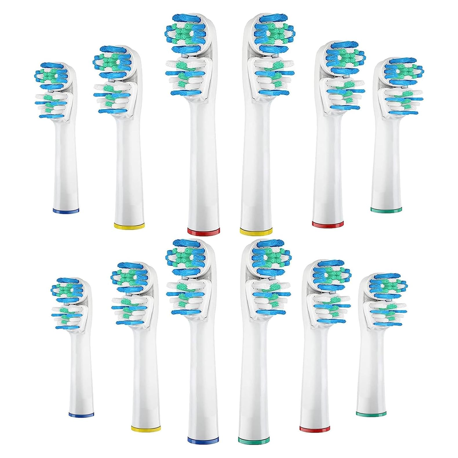 Cabezas de cepillo DeBizz Dual-Clean para Oral-B - 12 piezas
