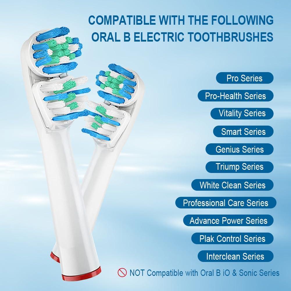 Cabezas de cepillo DeBizz Dual-Clean para Oral-B - 12 piezas