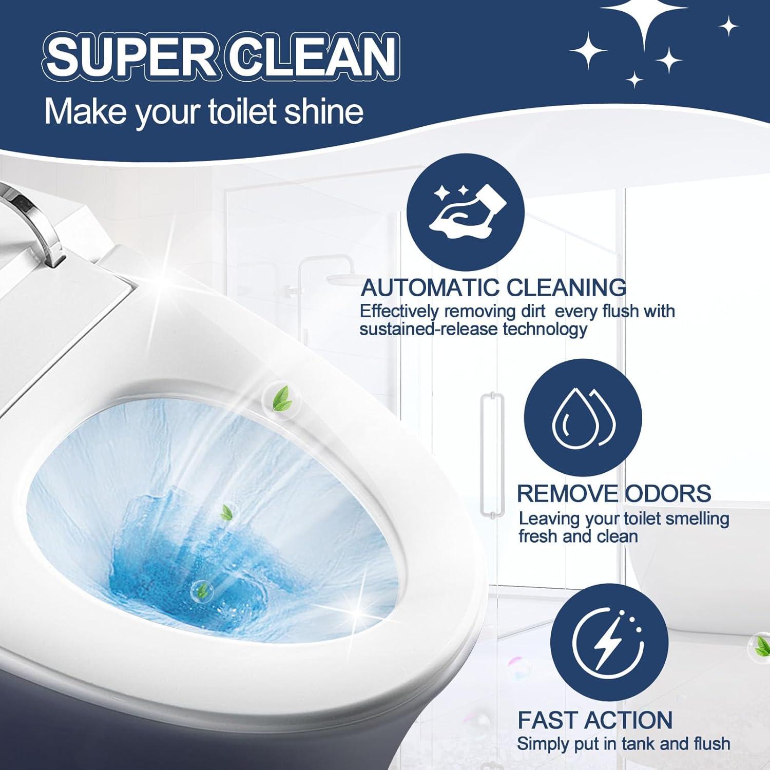 Limpiador de Inodoro Msvvko - Tabletas Automáticas 6 Unidades