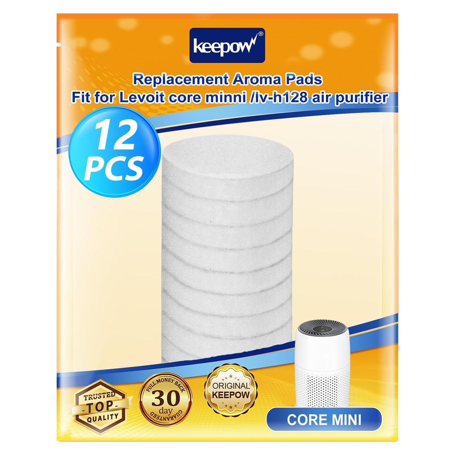 KEEPOW 12 Almohadillas de Aroma Recargas para Purificador Levoit