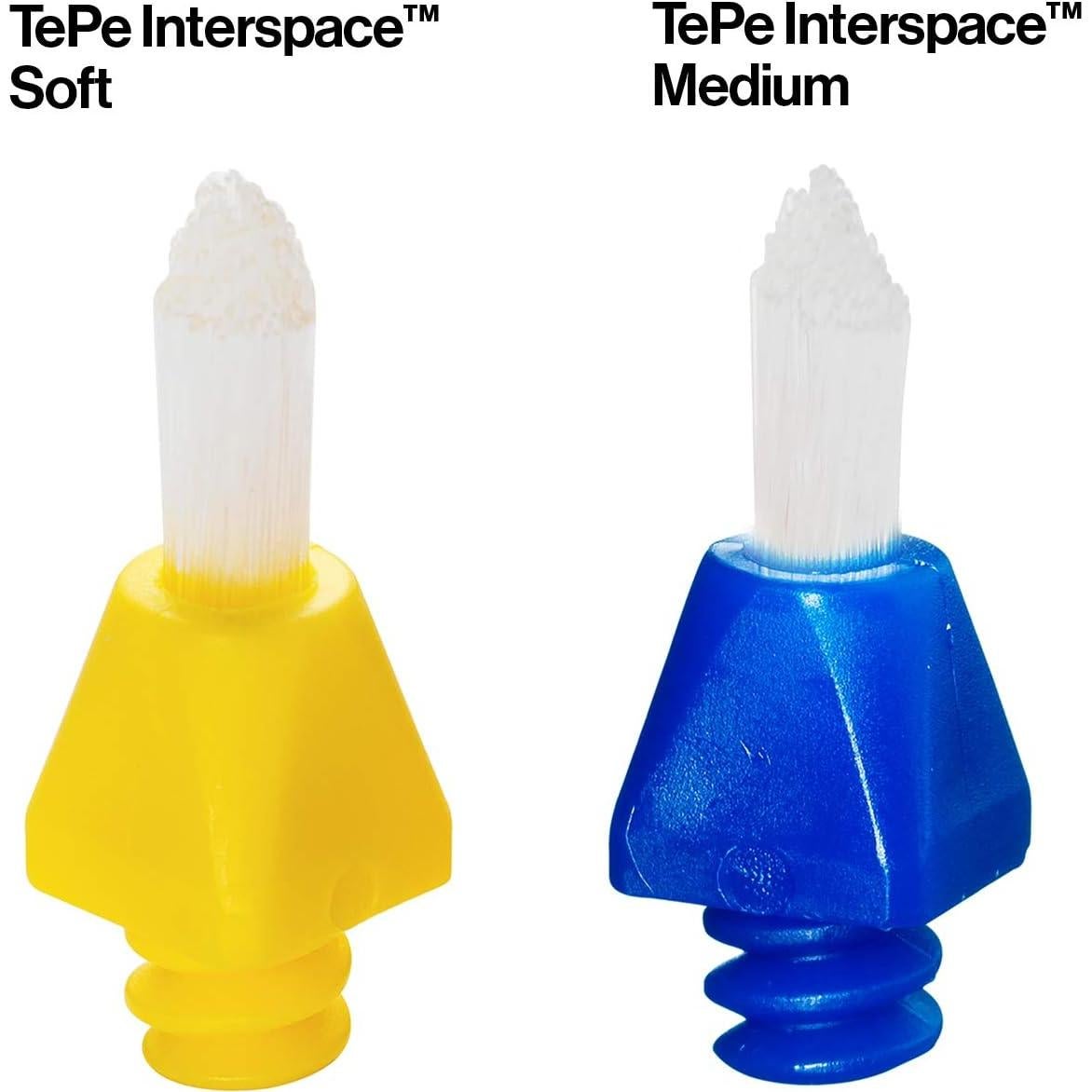 Cepillo de Dientes TePe Interspace Angled Medio para Brackets - Paquete de 12