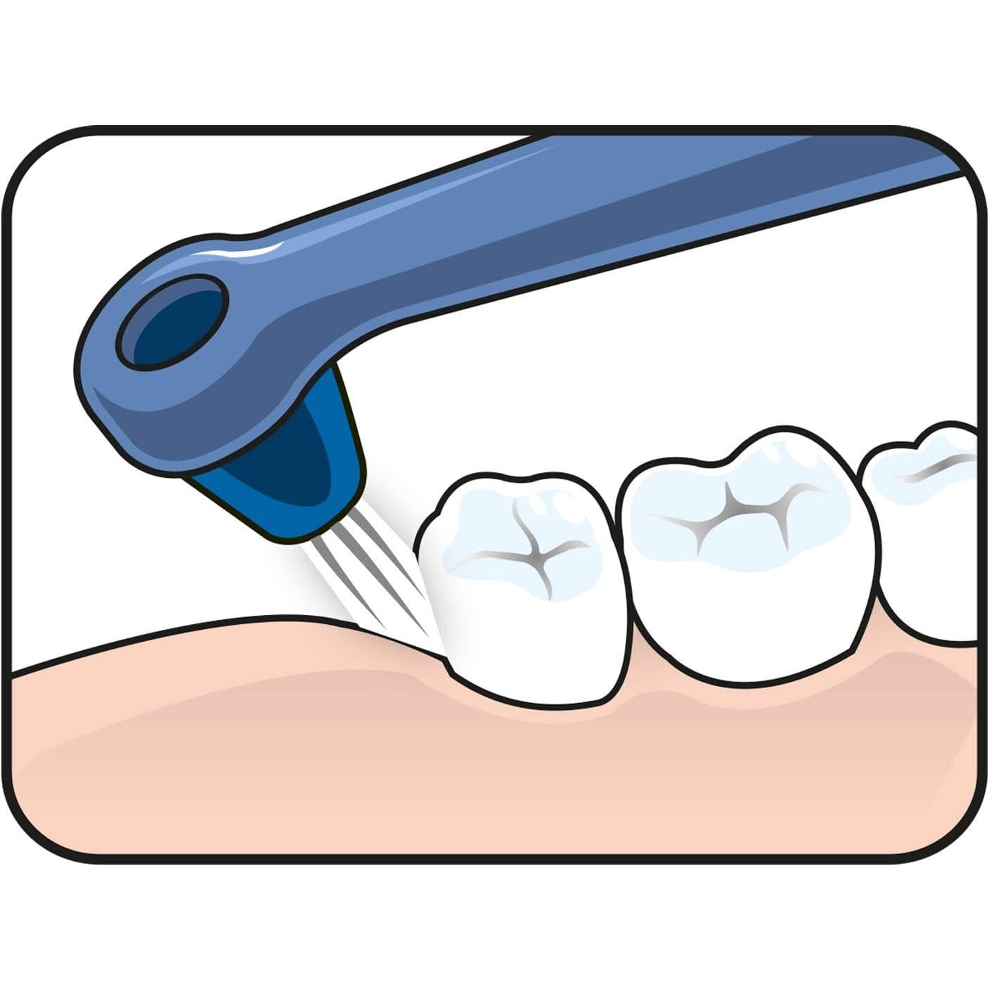 Cepillo de Dientes TePe Interspace Angled Medio para Brackets - Paquete de 12