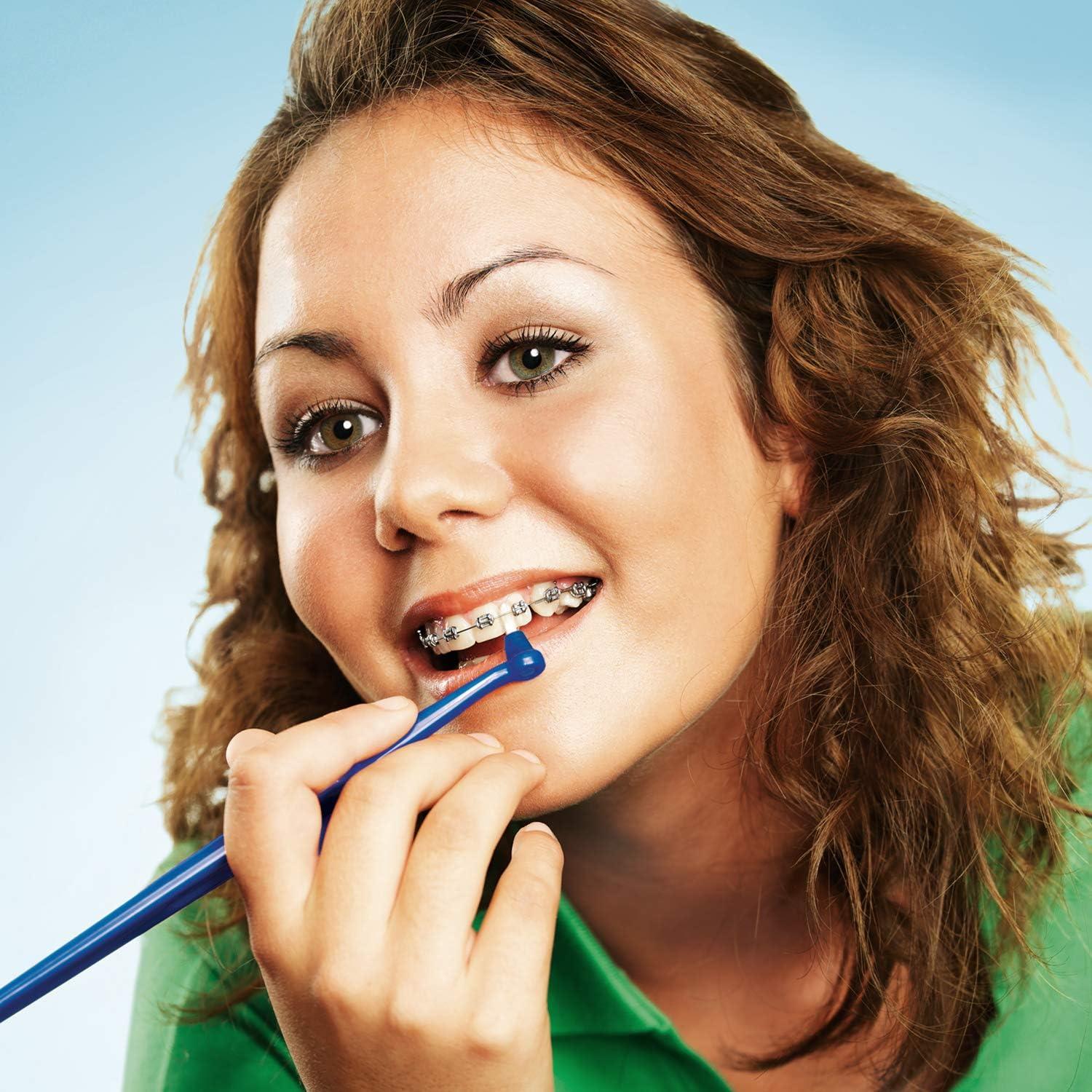 Cepillo de Dientes TePe Interspace Angled Medio para Brackets - Paquete de 12