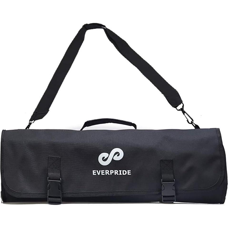 Bolsa de cuchillos para chefs EVERPRIDE negra - Sostiene 10 cuchillos