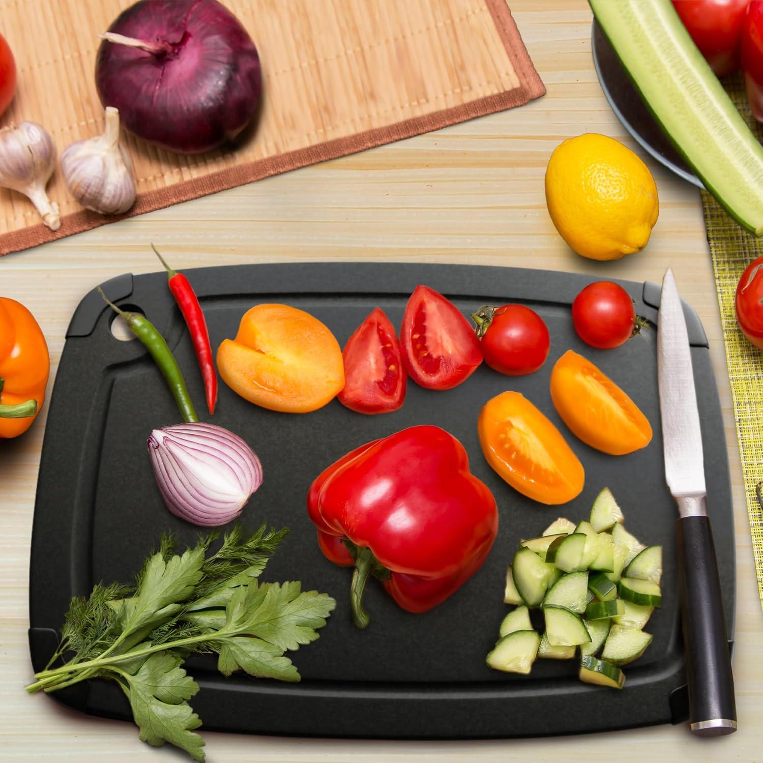 Tabla de Cortar Belwares 36.83x28.58cm Madera Ecológica Apta Lavavajillas