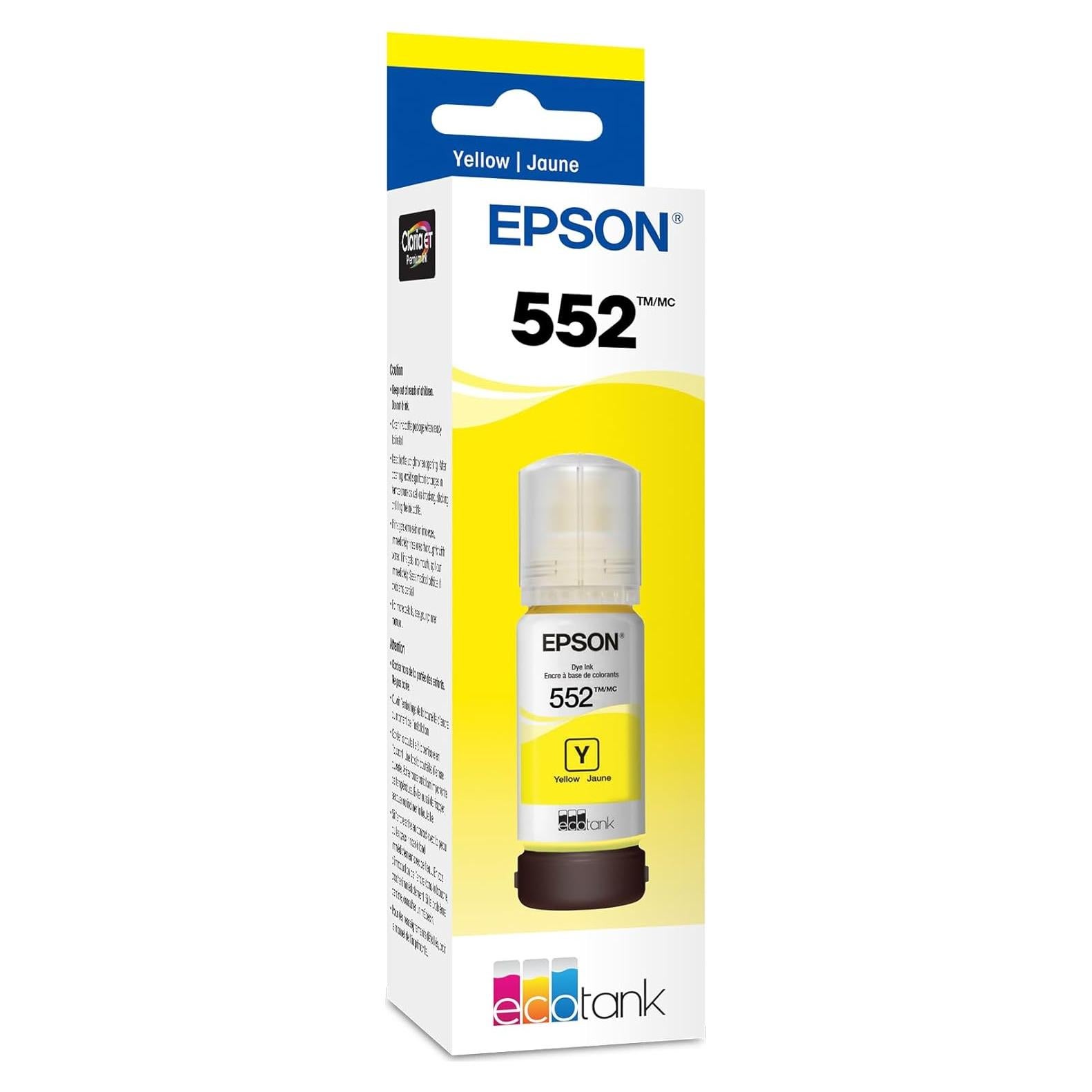 Tinta Amarilla Epson EcoTank T552420-S 70 mL para ET-8500/ET-8550