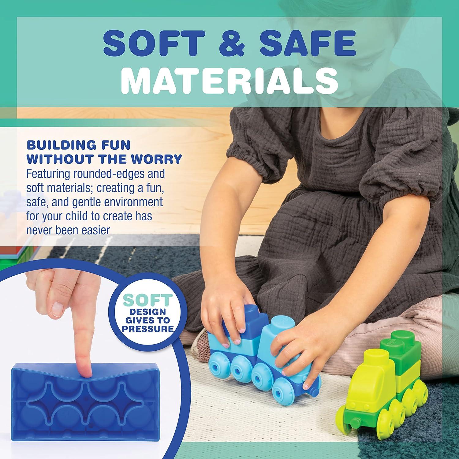 Conjunto de Camión y Remolque UNiPLAY 28 Piezas Juguete Educativo