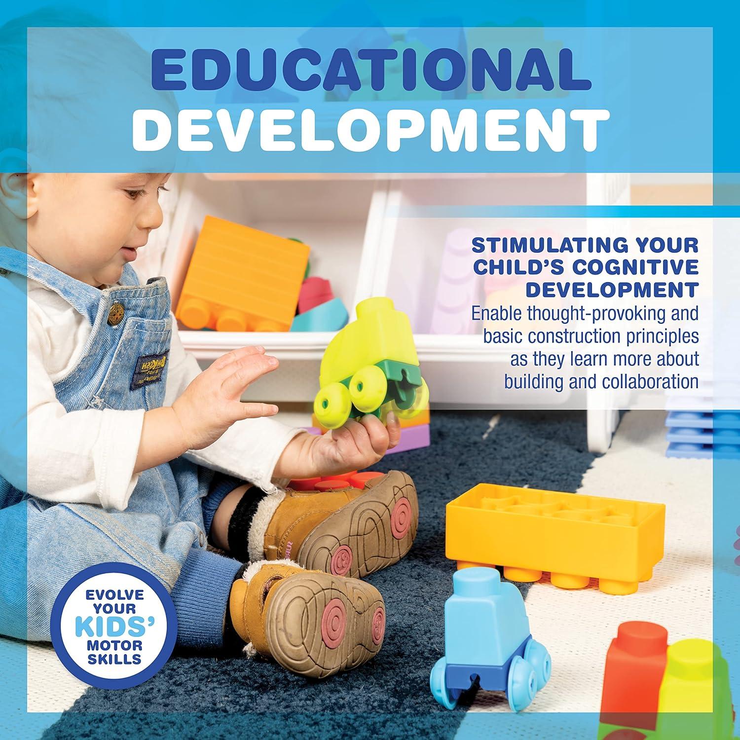 Conjunto de Camión y Remolque UNiPLAY 28 Piezas Juguete Educativo