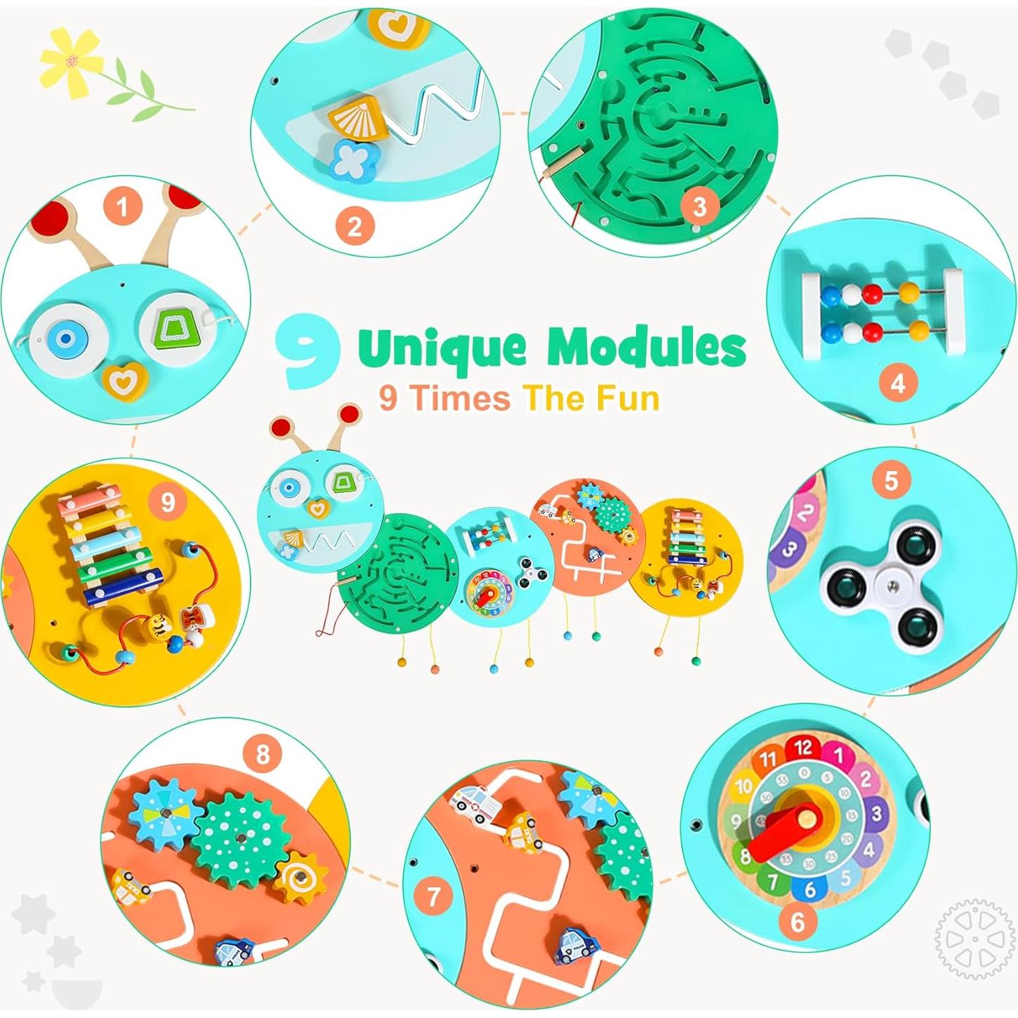 Panel de Actividad en la Pared Wednik - Juguete Sensorial Grande