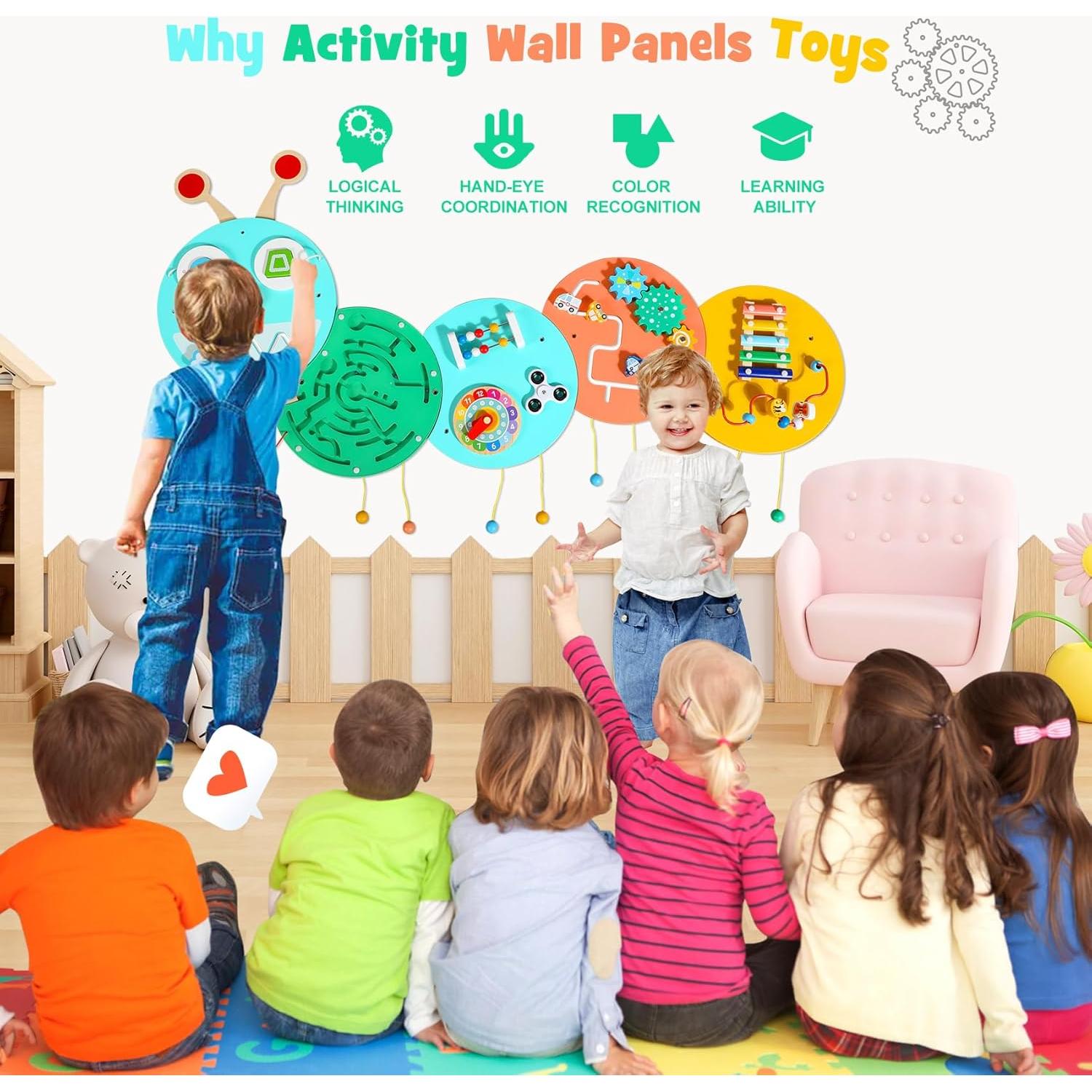 Panel de Actividad en la Pared Wednik - Juguete Sensorial Grande