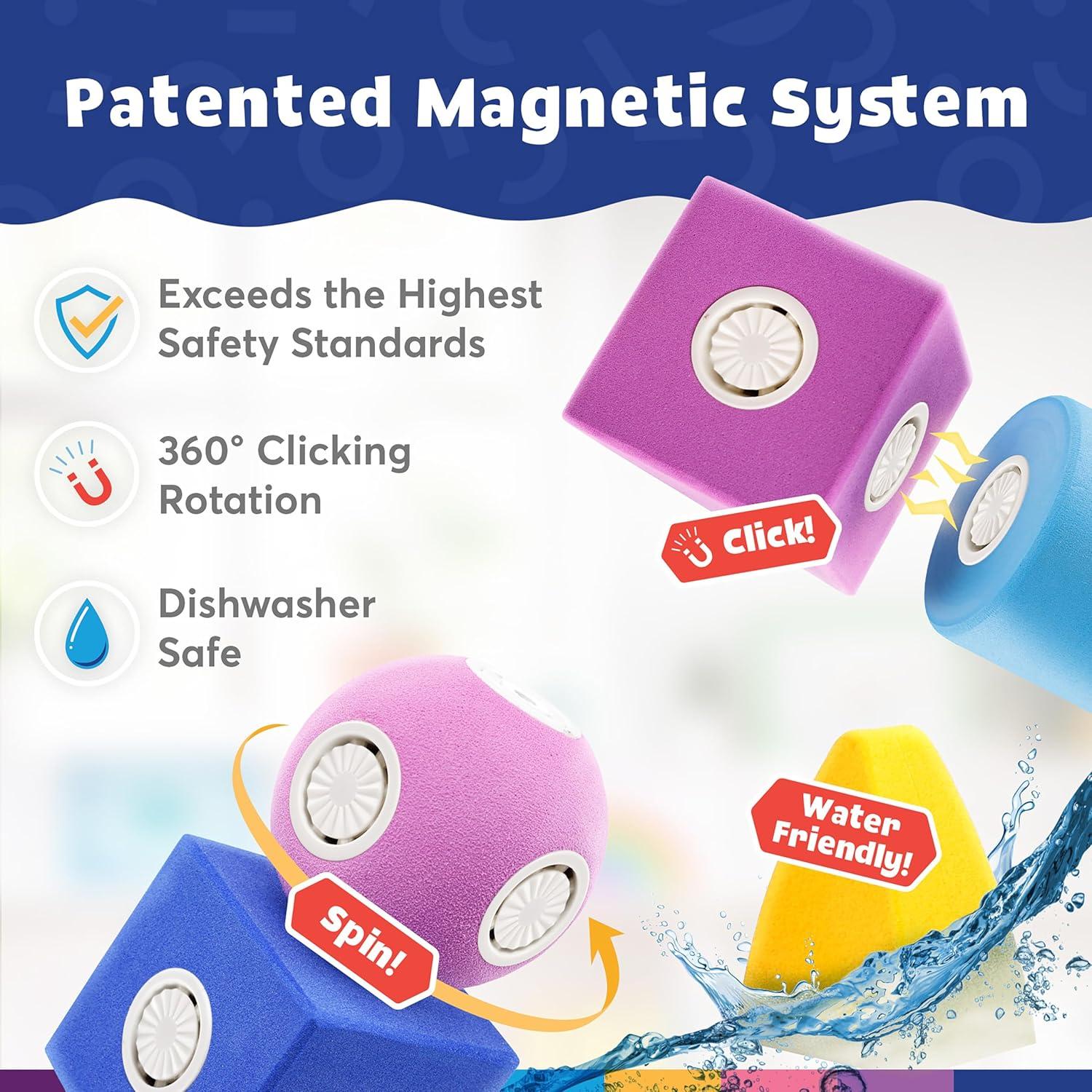 Bloques de Construcción Magnéticos Blockaroo - Set 50 Piezas