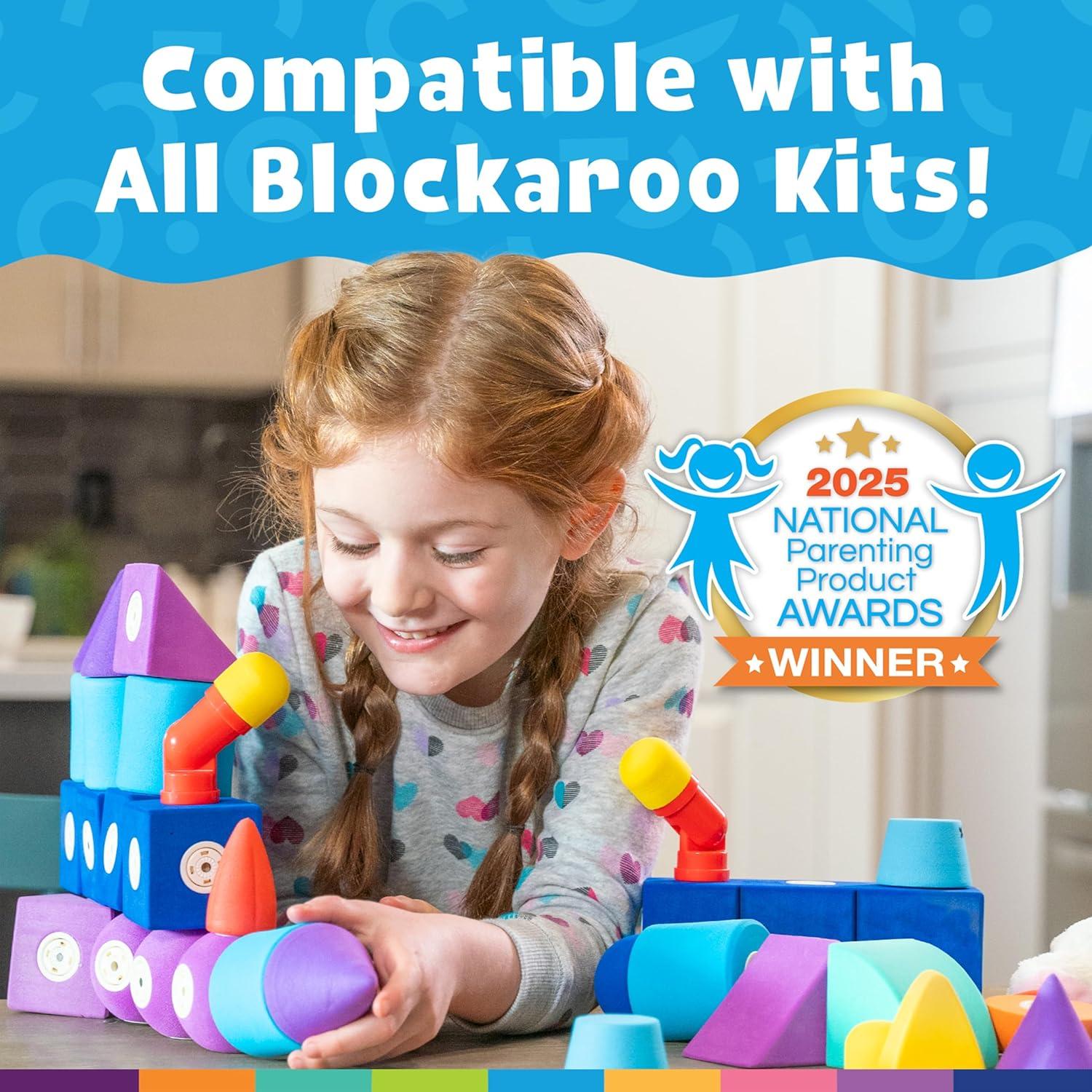 Bloques de Construcción Magnéticos Blockaroo - Set 50 Piezas