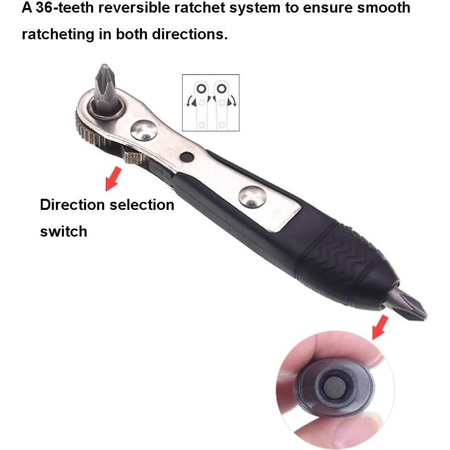 Llave de Trinquete Mini PANSHIYON 2 Piezas 11 cm
