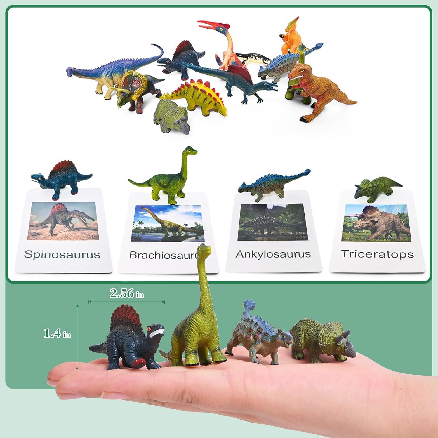 Juguetes de Ciencia para Preescolar BOTICAKO - 12 Figuras de Dinosaurios