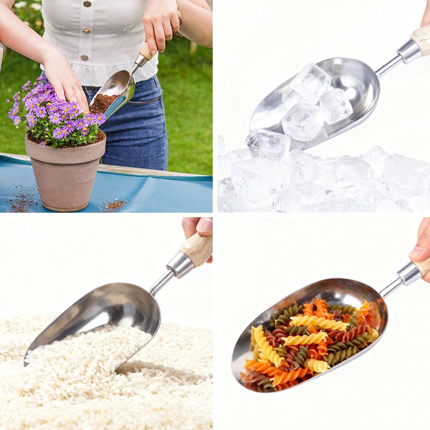 Cuchara de Suelo Ergonómica MOTEECRAG 1 Taza Acero Inoxidable