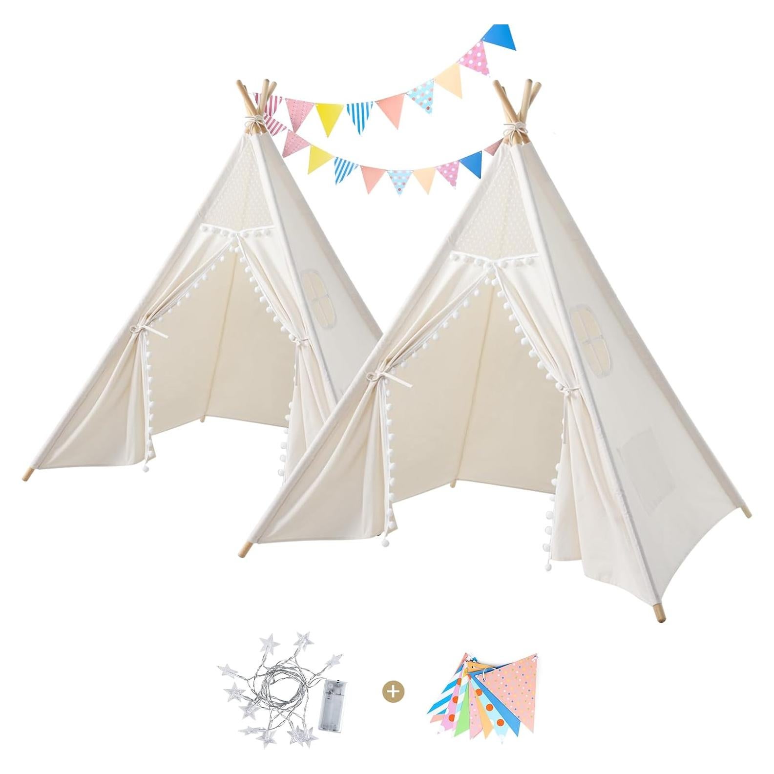 Set de 2 Tiendas Teepee Boho Sumbababy con Colchones