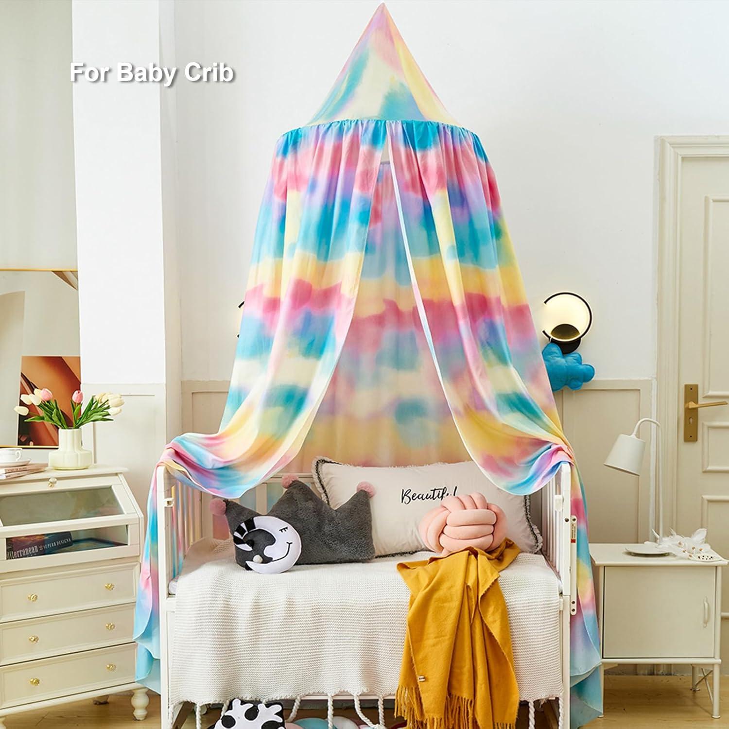 Dosel Colgante para Niños YMLH Cielo Estrellado Azul 270 cm