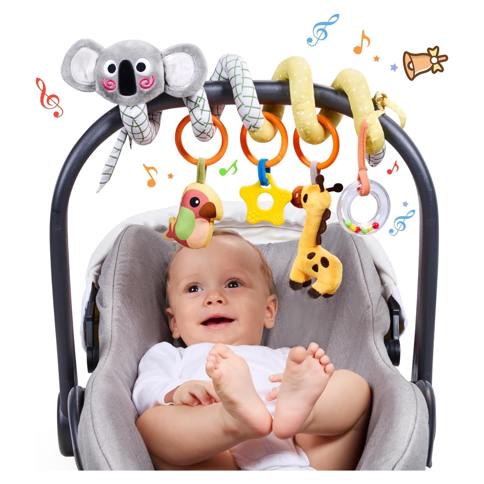 Juguete en Espiral TUMAMA para Bebés 0-6 Años con Sonajero