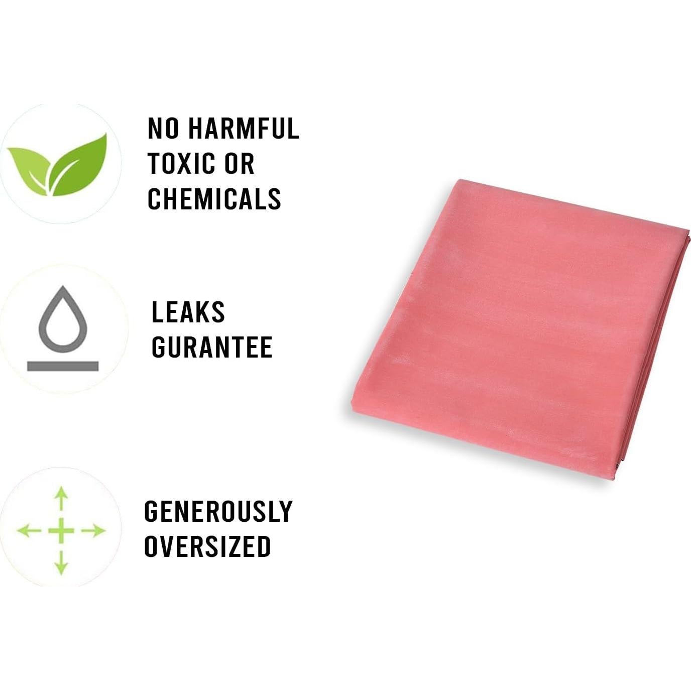 Almohadillas lavables AQBAH 54x39 cm impermeables - Paquete de 2