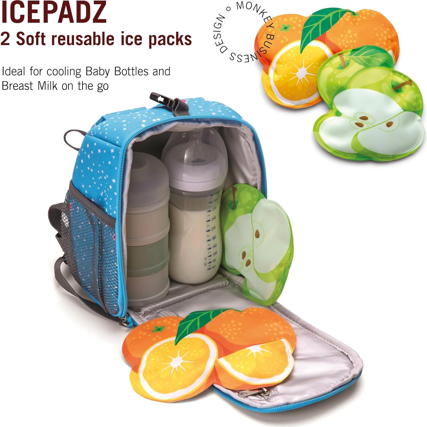 Paquete de Hielo Suave Icepadz Monkey Business - 2 Unidades