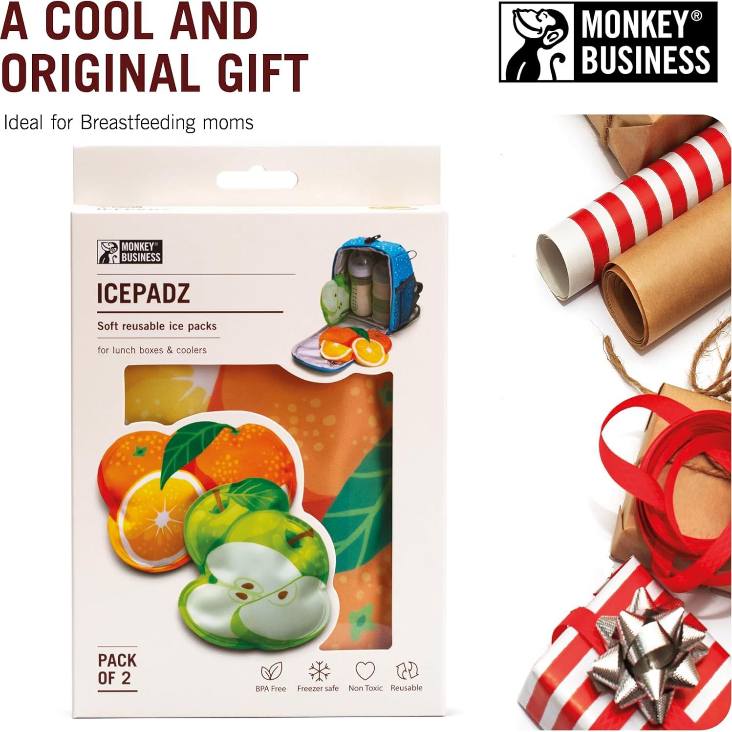 Paquete de Hielo Suave Icepadz Monkey Business - 2 Unidades