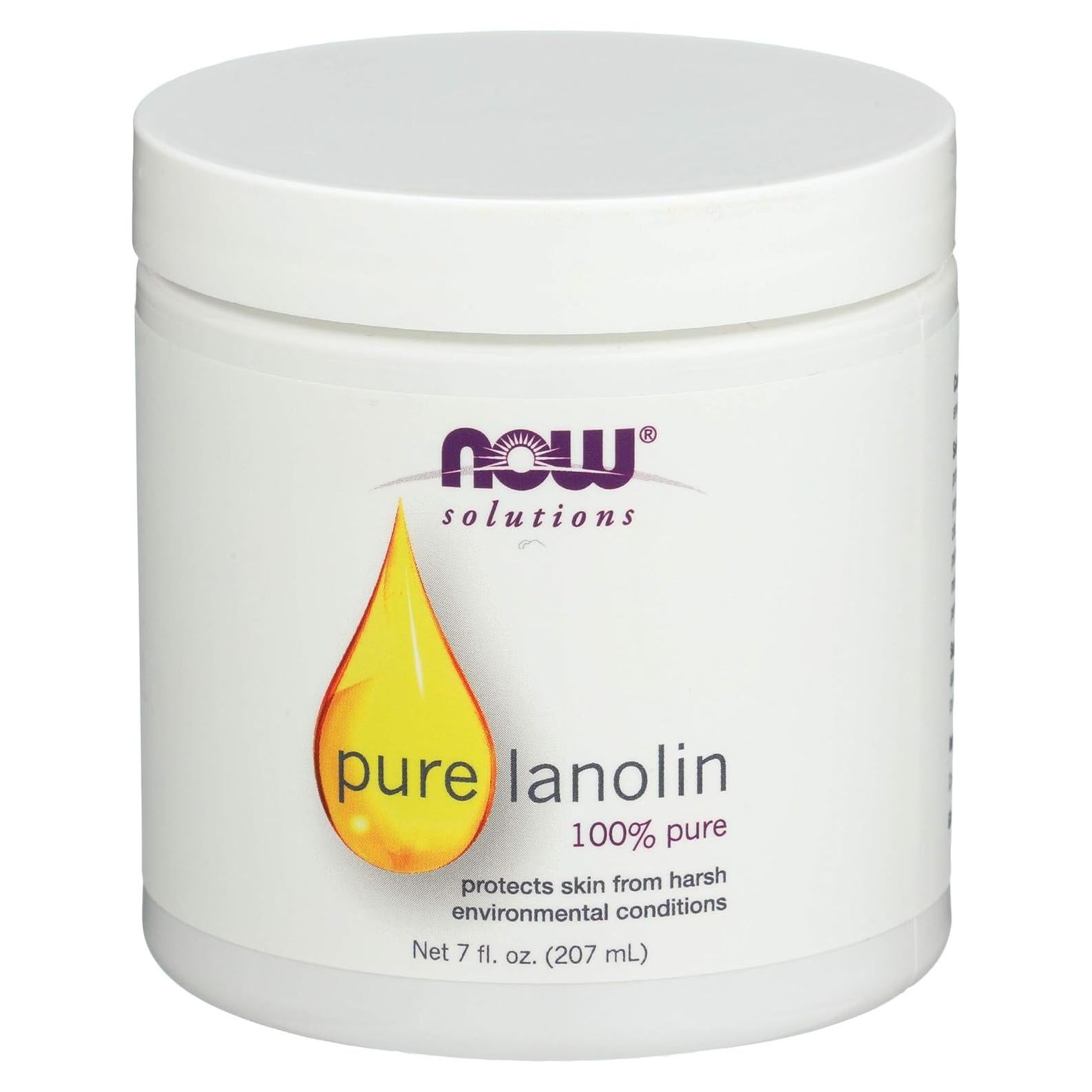 Lanolina Pura NOW Foods 198 ml - Hidratante Natural Piel