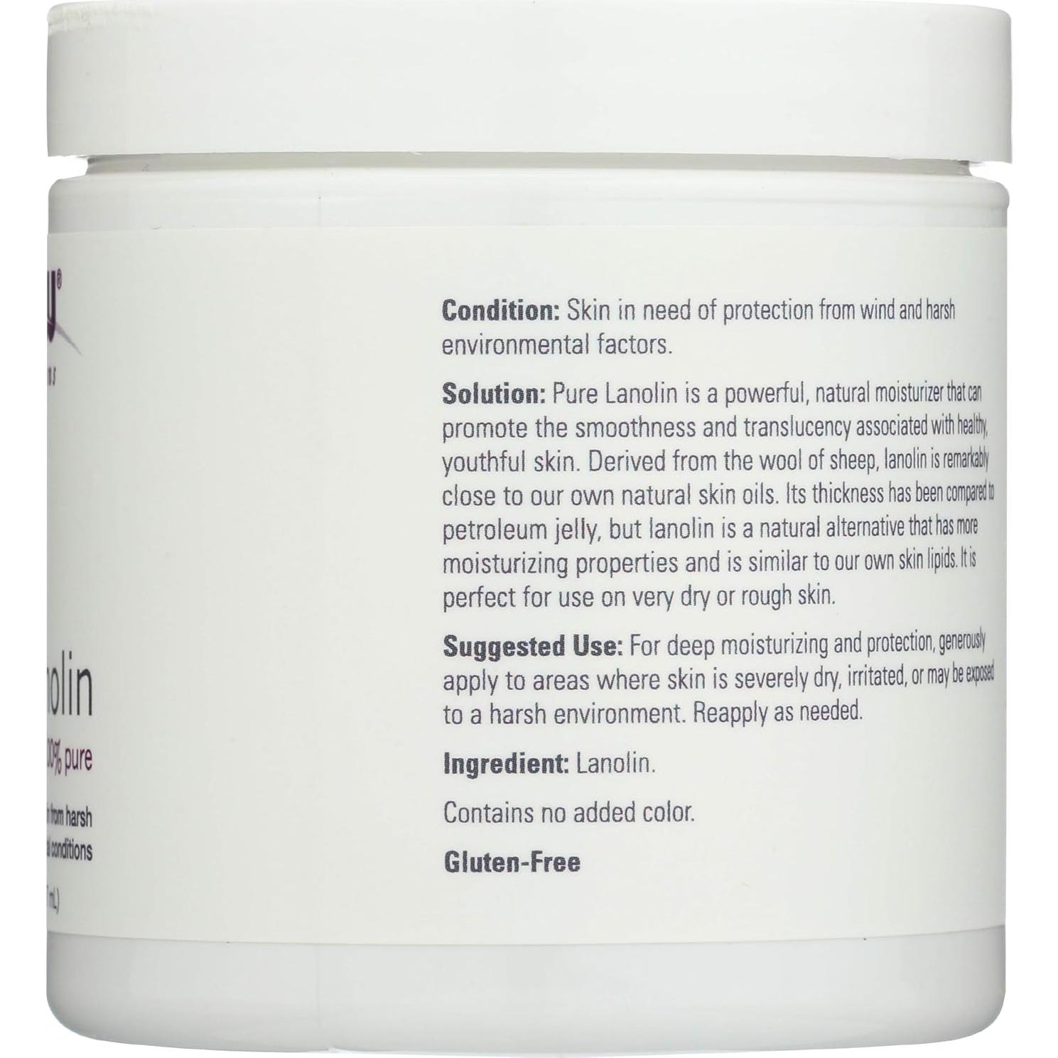 Lanolina Pura NOW Foods 198 ml - Hidratante Natural Piel