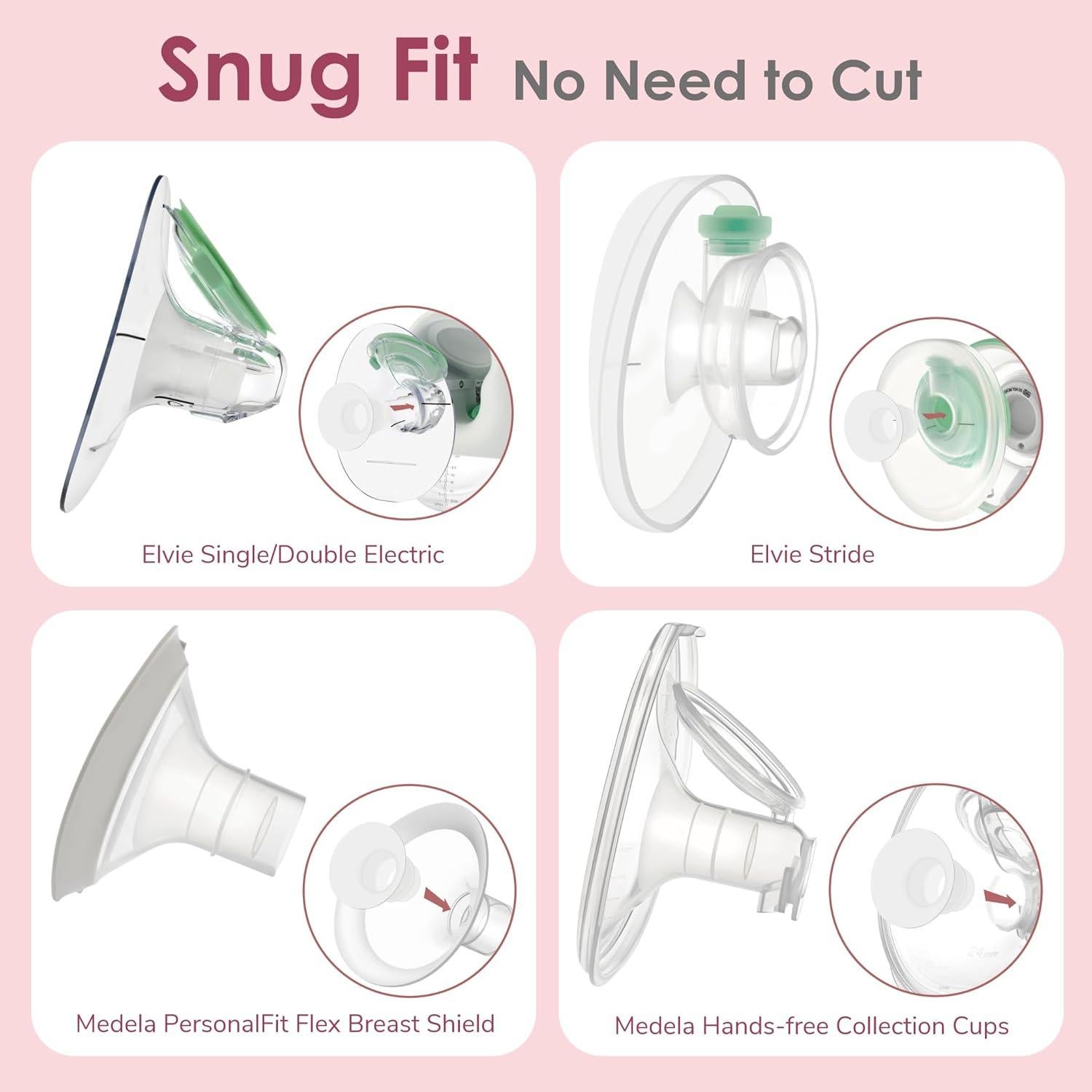 Inserts de Flange Maymom 13 mm para Bomba Eléctrica