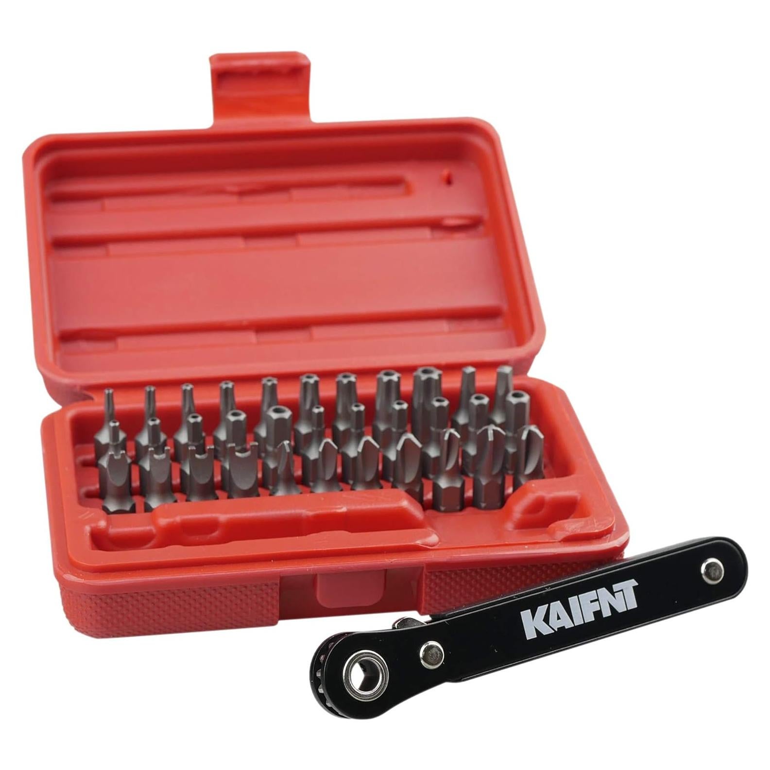 Juego de Puntas de Seguridad KAIFNT K401 34 Piezas 1/4"
