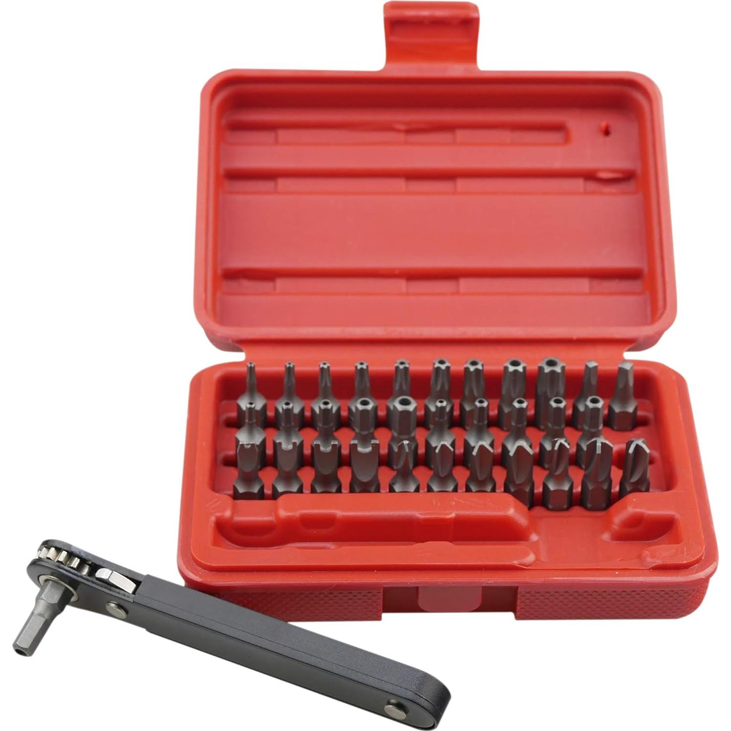 Juego de Puntas de Seguridad KAIFNT K401 34 Piezas 1/4"