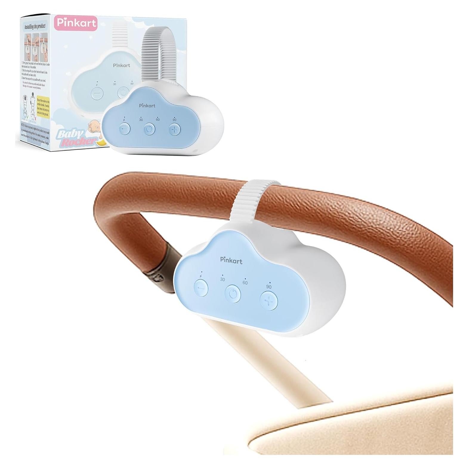 Balanceador Silencioso Universal Pinkart para Cochecito - 3 Velocidades y 4 Temporizadores