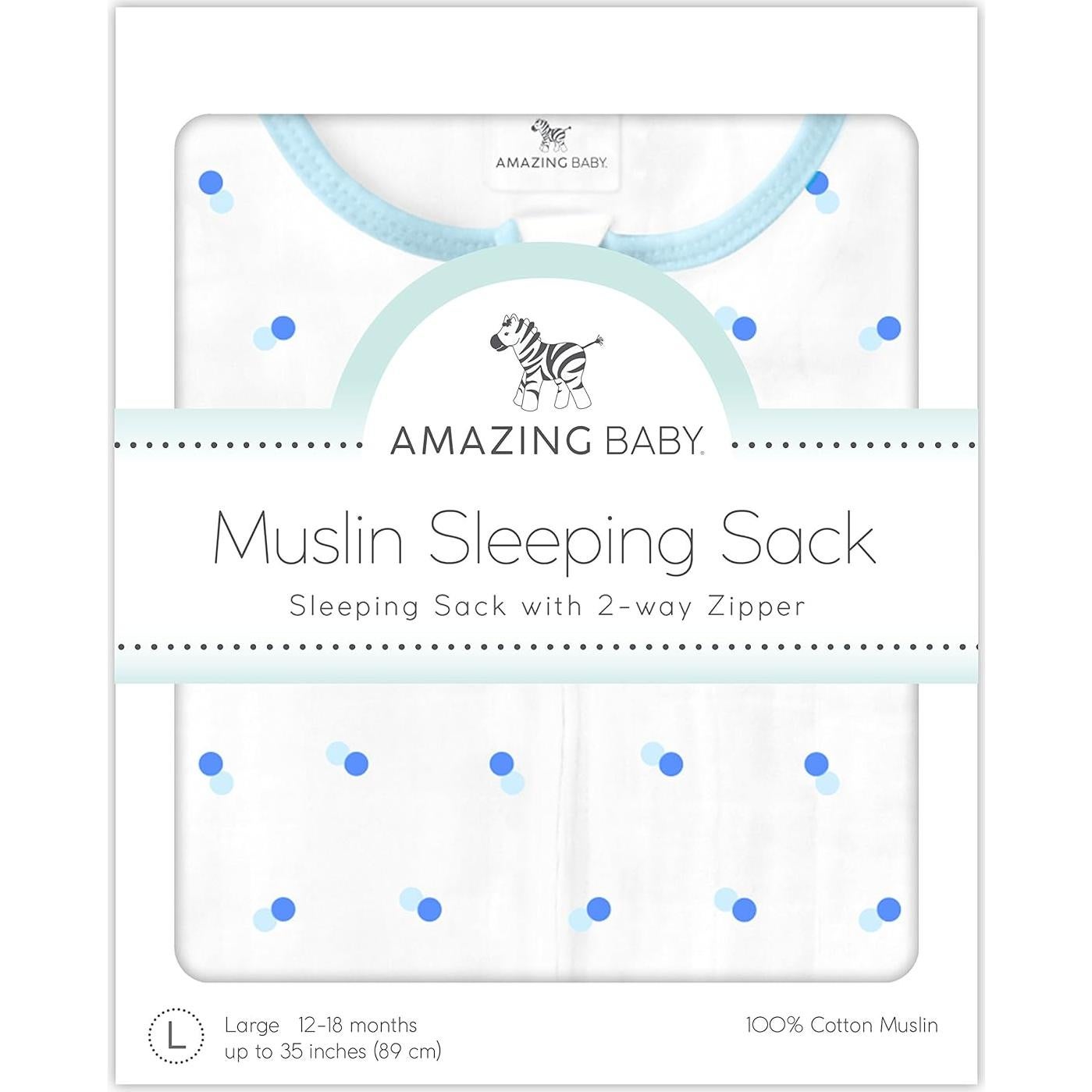 Saco de dormir de muselina de algodón Lynette Damir 0-6 meses