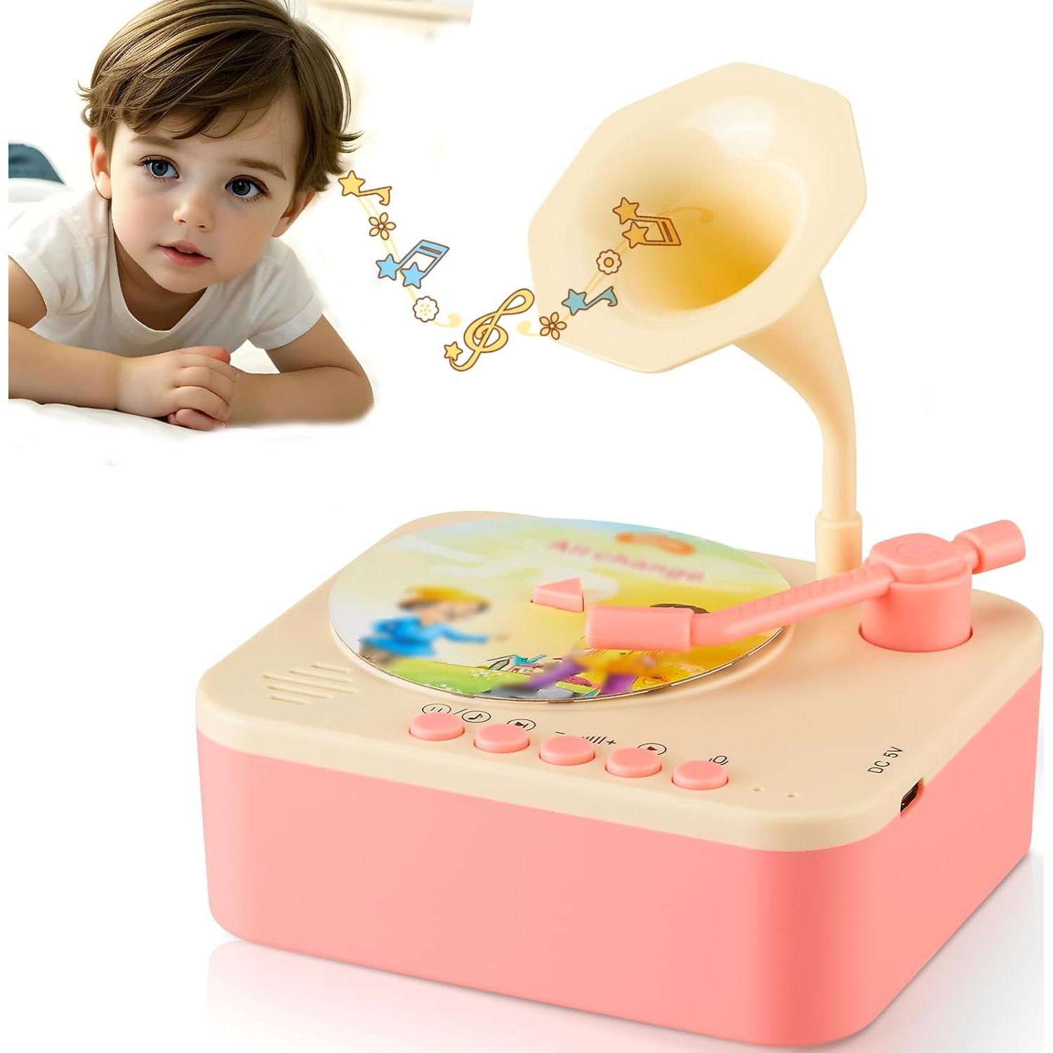 Fonógrafo Infantil Culimery con 96 Tarjetas Musicales