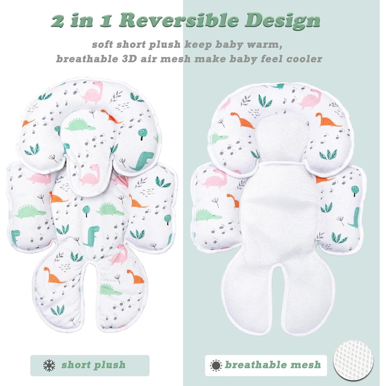 Cojín Infantil para Asiento de Auto Dinosaurios - Universal