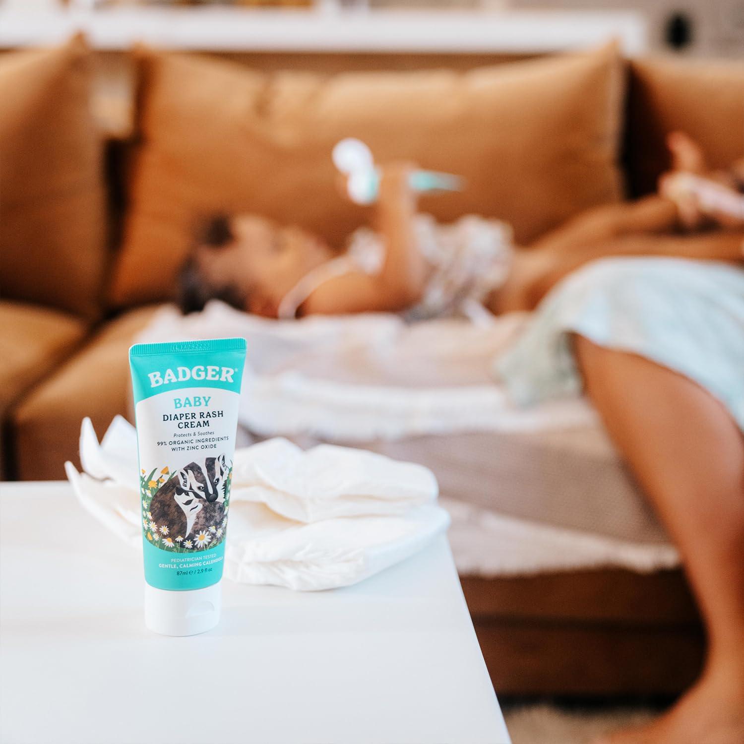 Crema para Pañales Badger 85.5 ml - Orgánica y Hipoalergénica