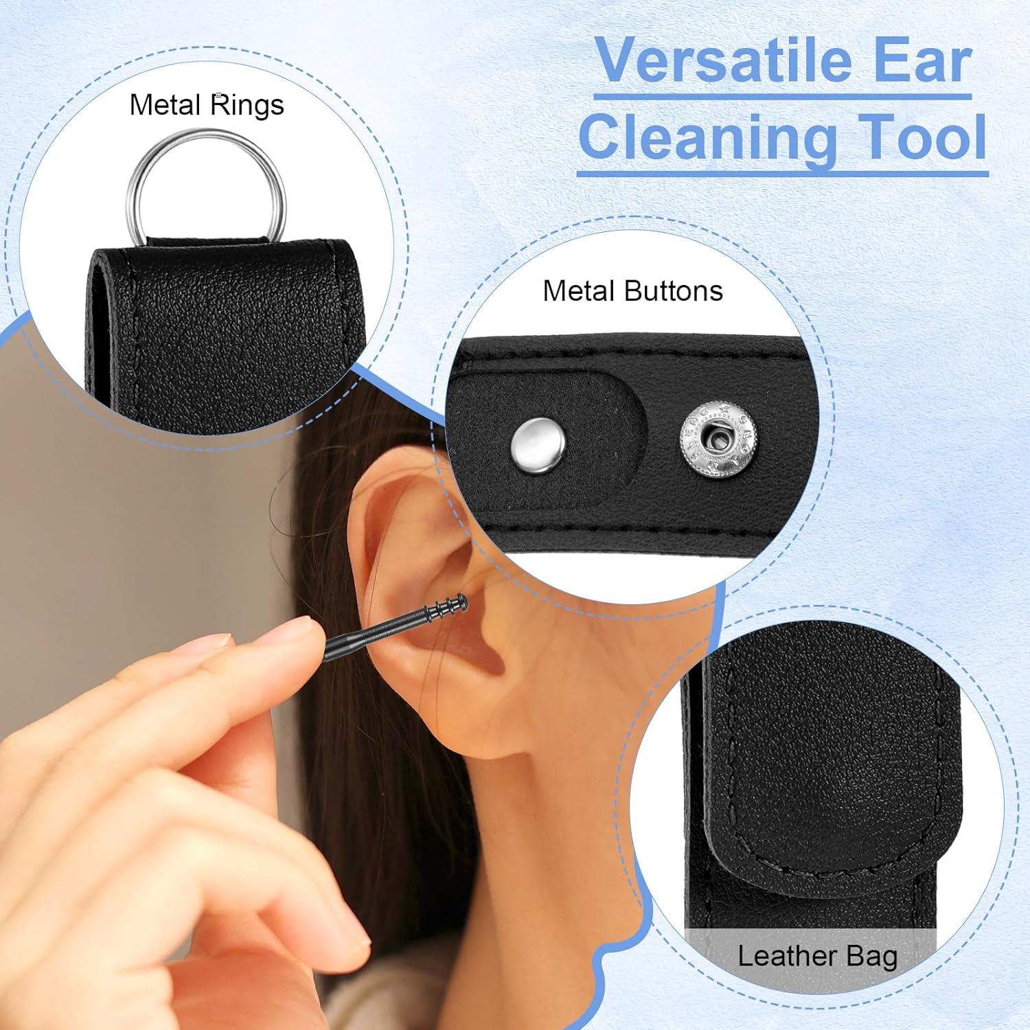 Kit de Limpieza de Oídos 6 Piezas Acero Inoxidable CIATBYYJ