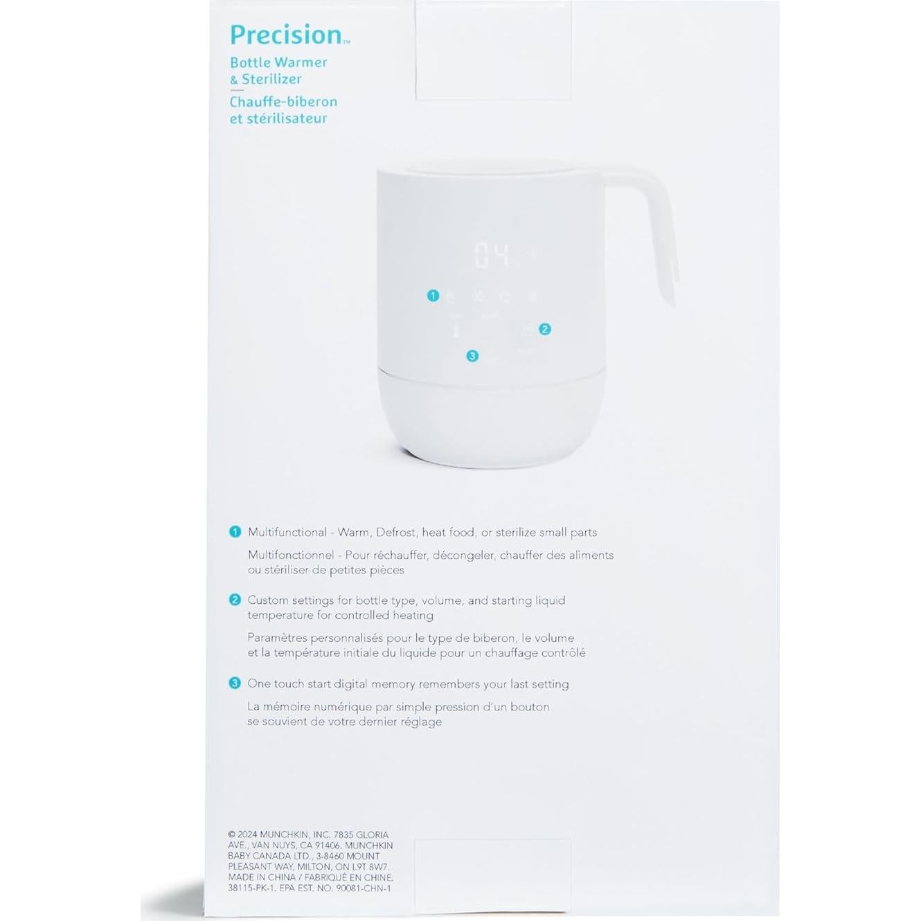 Calentador de Biberones Munchkin Precision Digital 0.99kg