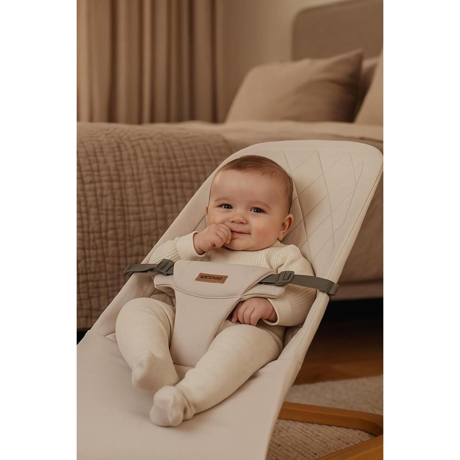 Silla de Rebote Portátil Winchild Beige 3 Alturas 0-6 Meses