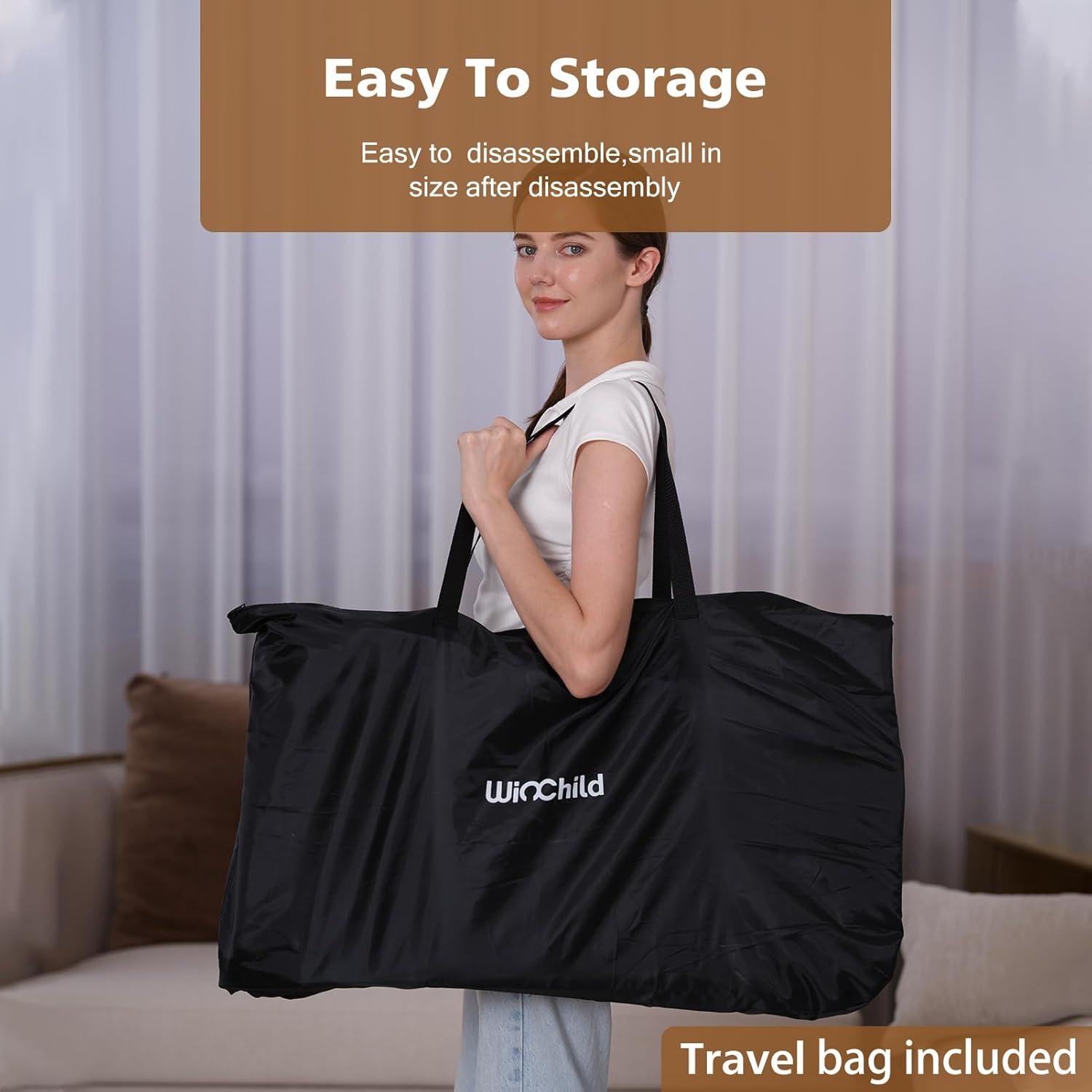 Silla de Rebote Portátil Winchild Beige 3 Alturas 0-6 Meses