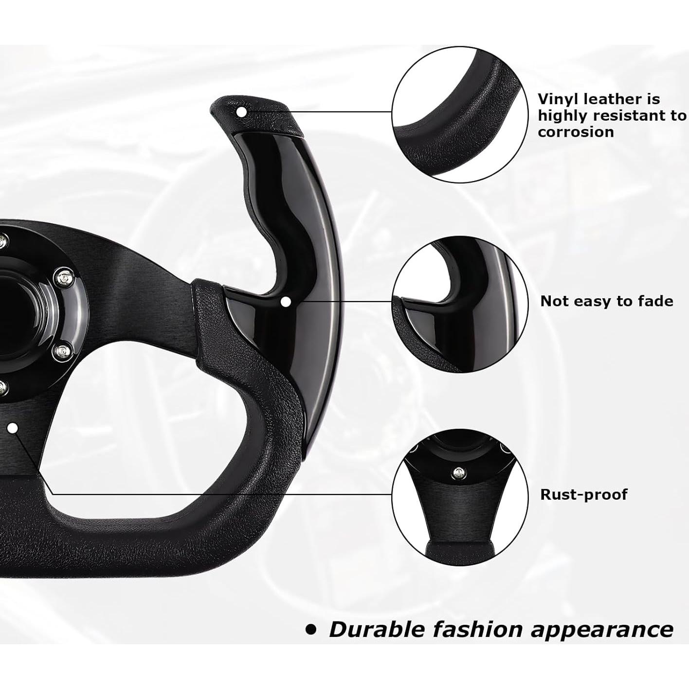 Volante de Carreras QYMOPAY RACING-005BK 38.1cm Universal