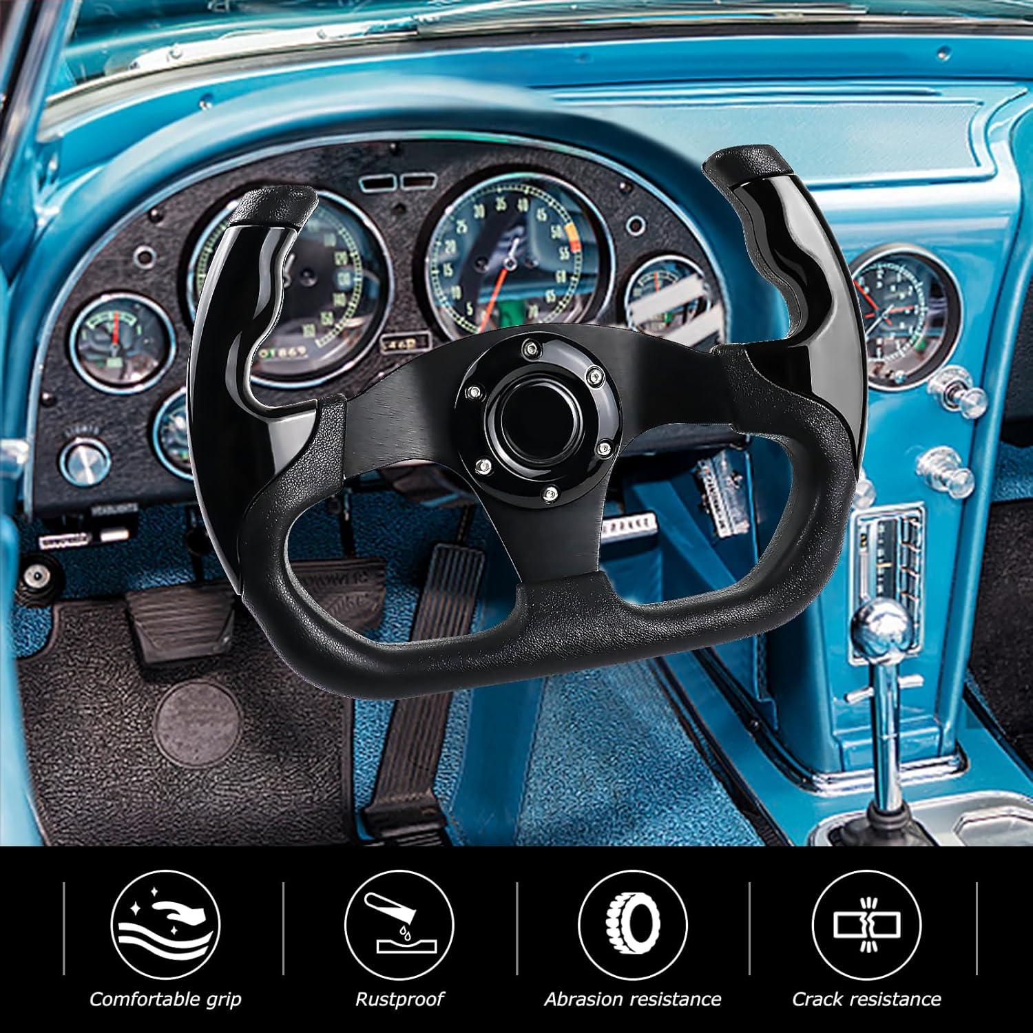 Volante de Carreras QYMOPAY RACING-005BK 38.1cm Universal