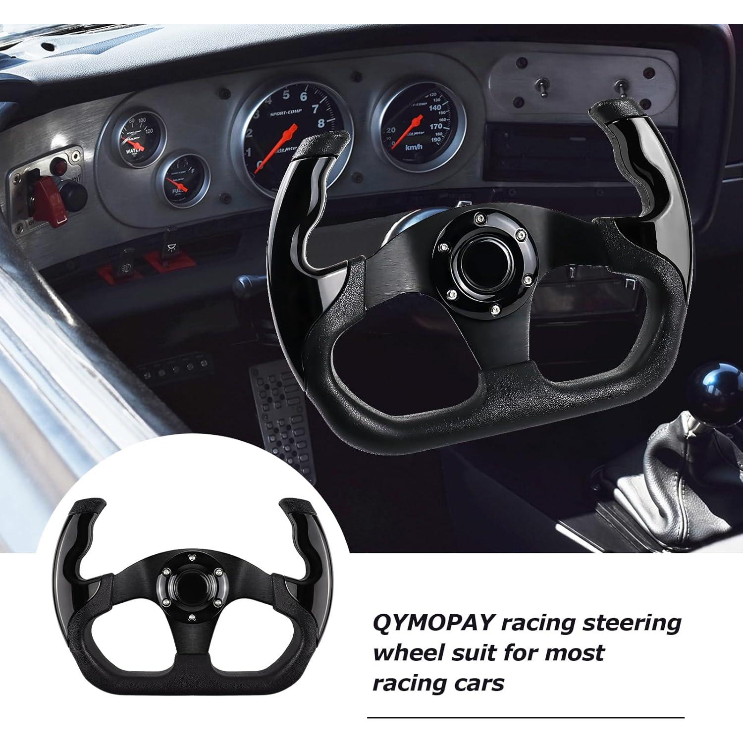 Volante de Carreras QYMOPAY RACING-005BK 38.1cm Universal