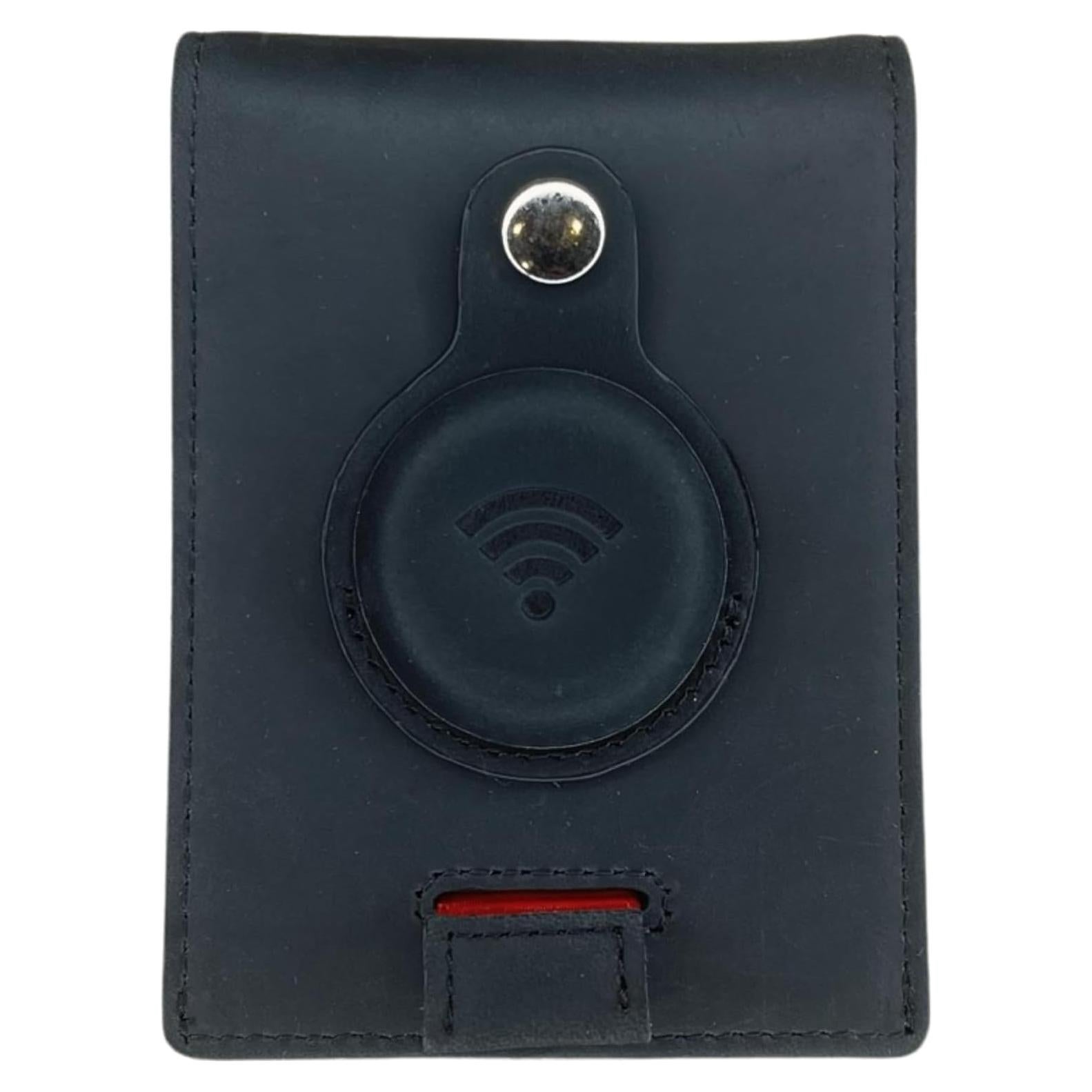 Billetera Bifold de Cuero Genuino Lumberjack para AirTag - RFID