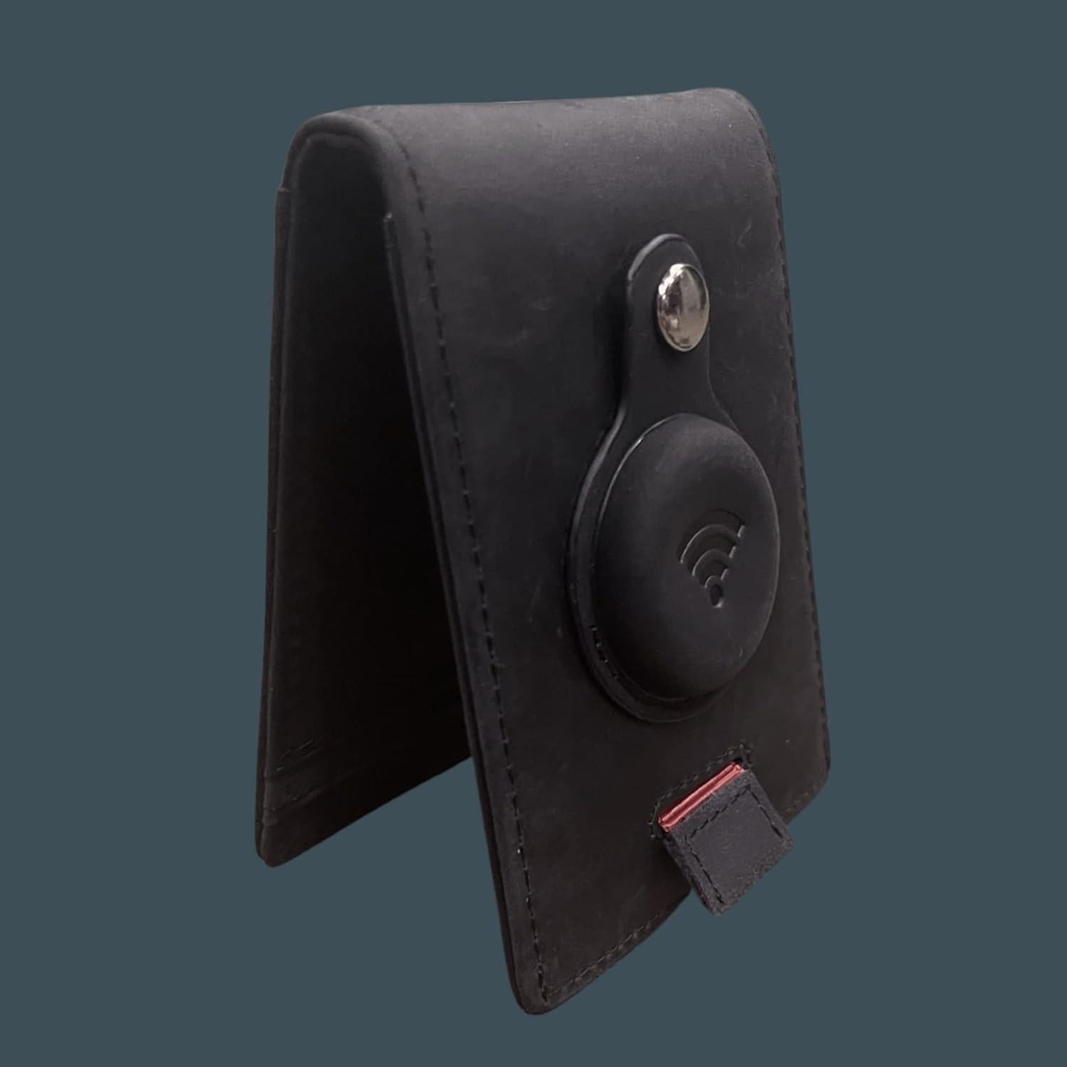 Billetera Bifold de Cuero Genuino Lumberjack para AirTag - RFID