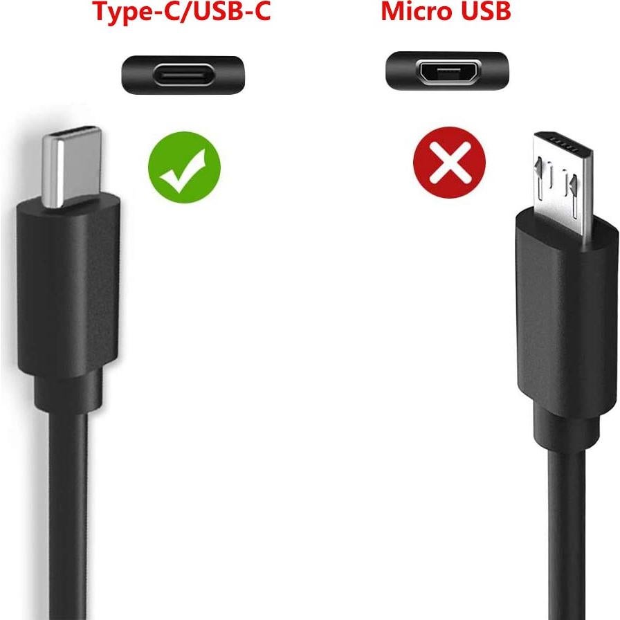 Cable de Carga USB C Adhiper 50cm para Auriculares Sony