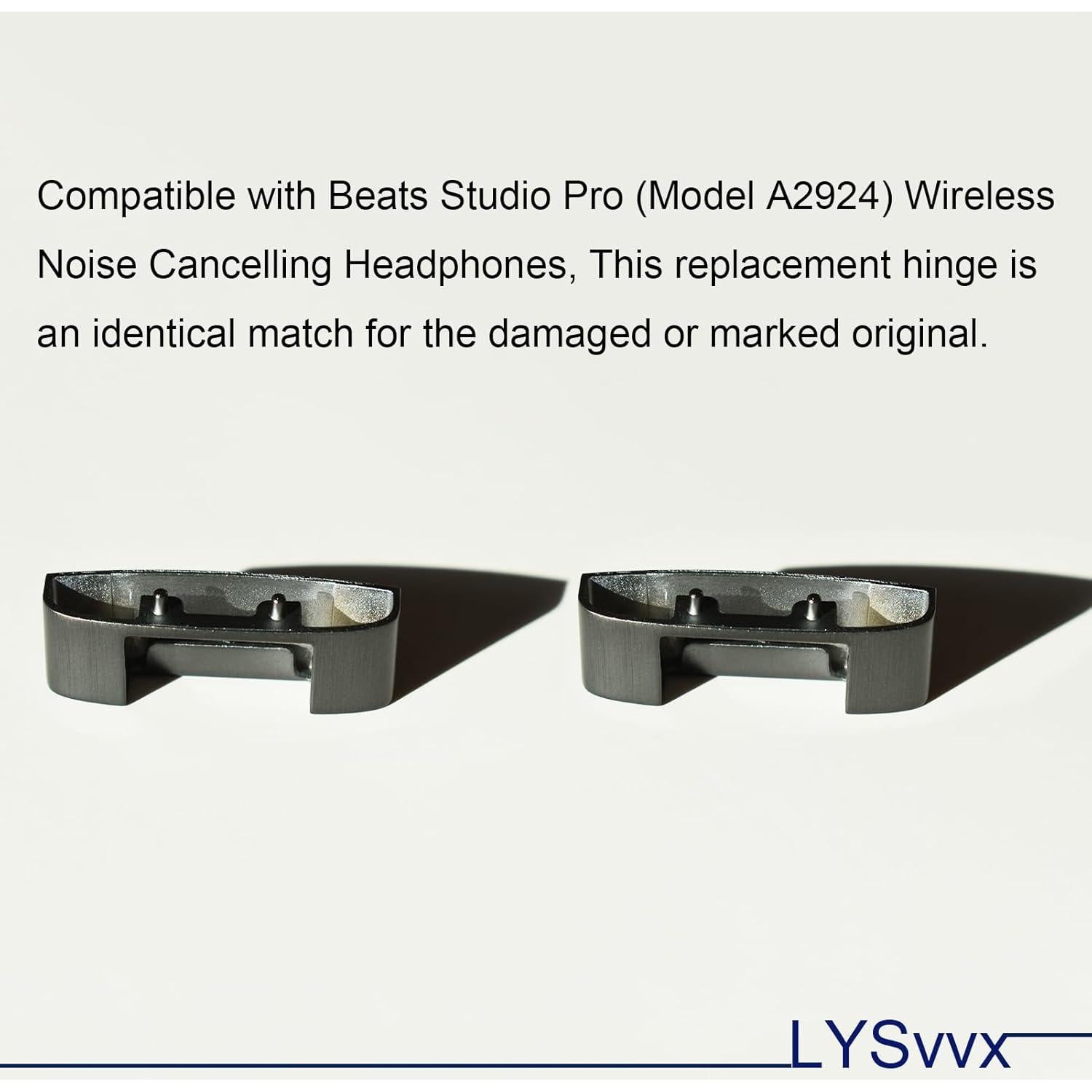 Bisagra de Repuesto LYSvvx para Auriculares Beats Studio Pro - Negro